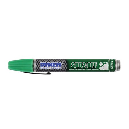 Dykem SUDZ OFF 44 Broad Tip Marker, Green 44371